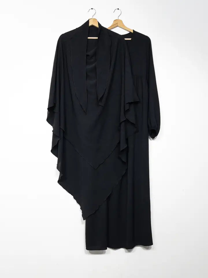 2-teiliges Set aus Khimar und Abaya