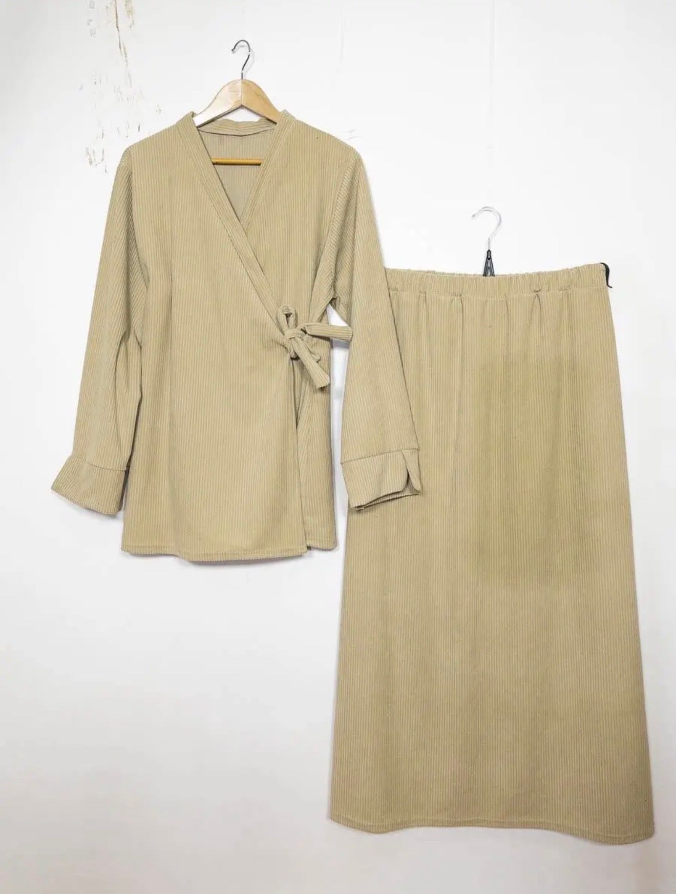 Geripptes zwei-Teiler Set