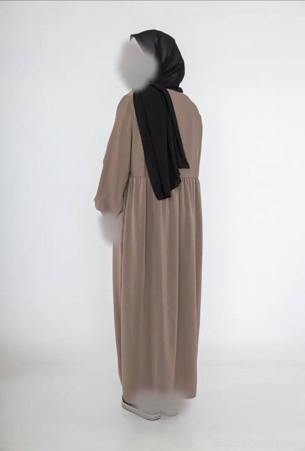 Langes Abaya-Kleid aus Medina-Seide