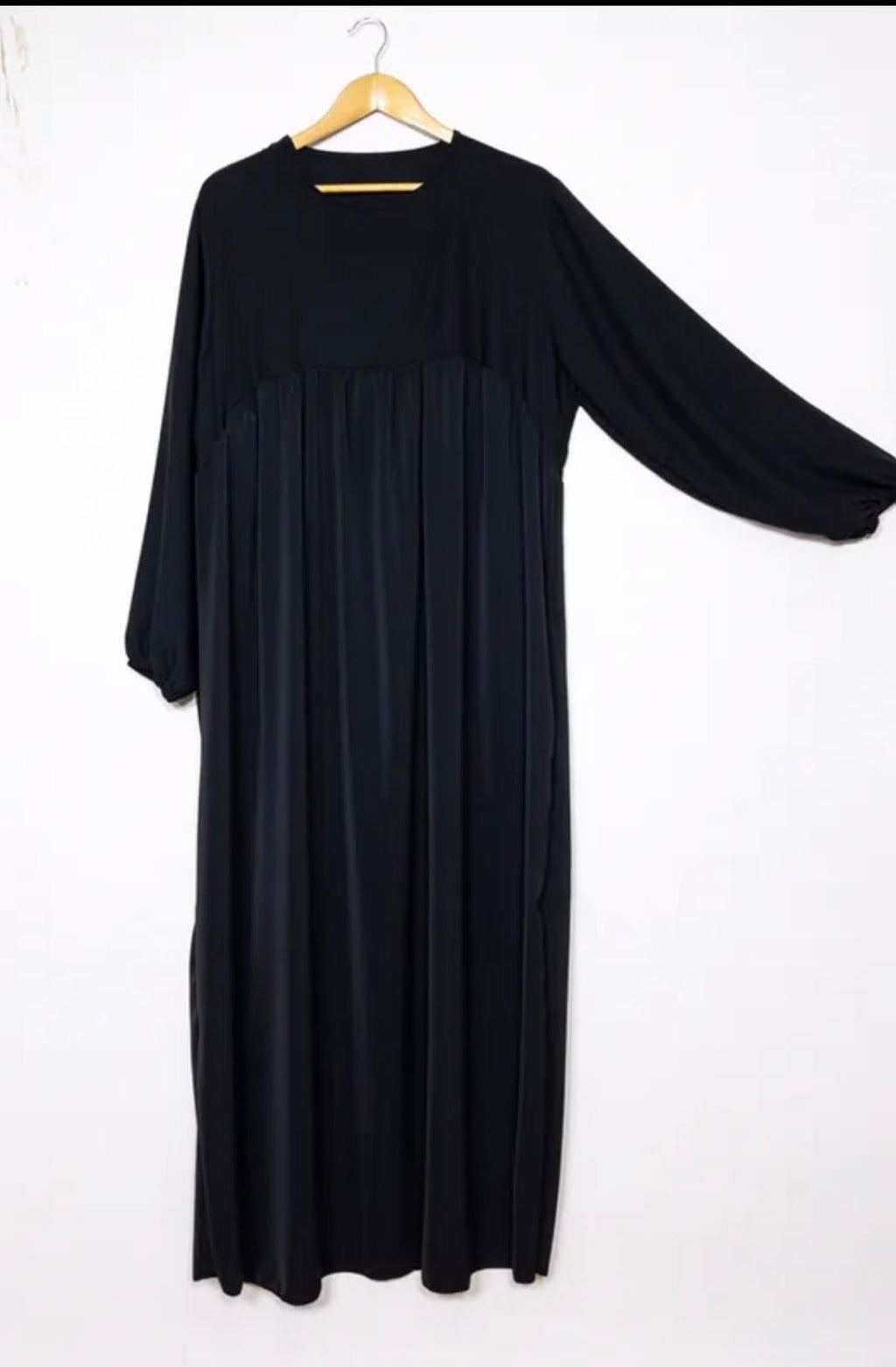 Langes Abaya-Kleid aus Medina-Seide