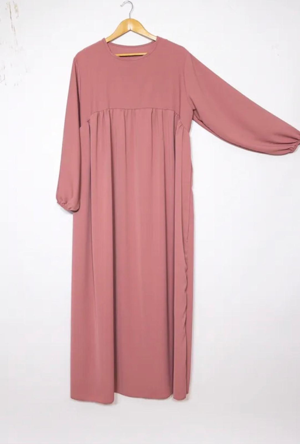 Langes Abaya-Kleid aus Medina-Seide
