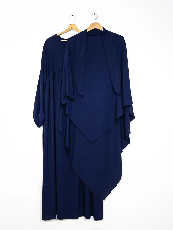 2-teiliges Set aus Khimar und Abaya
